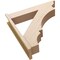 Ekena Millwork 7 1/2-in W x 36-in D x 36-in H Balboa Trad Rough Cedar Woodgrain TimberThane Outlooker, Primed Tan OUTUR075X36X36BOA04RCPR - alternate 4